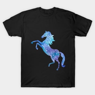 Majestic blue horse - surrealist painting T-Shirt